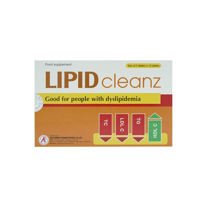 Viên Uống Hỗ Trợ Giảm Cholesterol Lipid Cleanz Imc 30 Viên