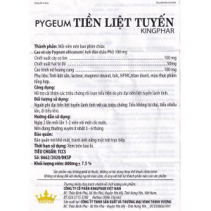 00030039 Pygeum Tien Liet Tuyen Kingphar 4x10 1616659310