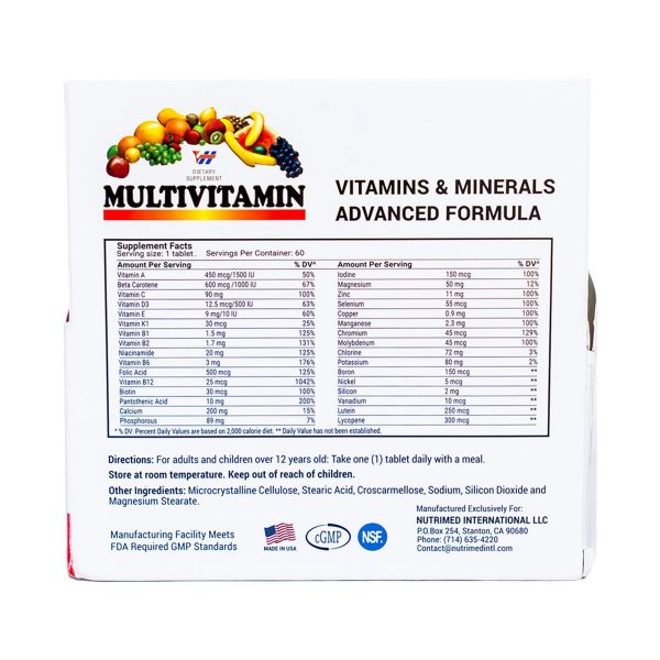 Multivitamin Nutrimed 60v2