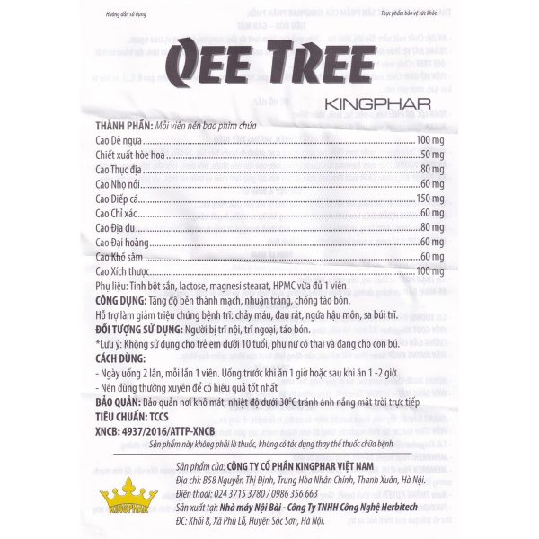 Qee Tree Kingphar 60v4