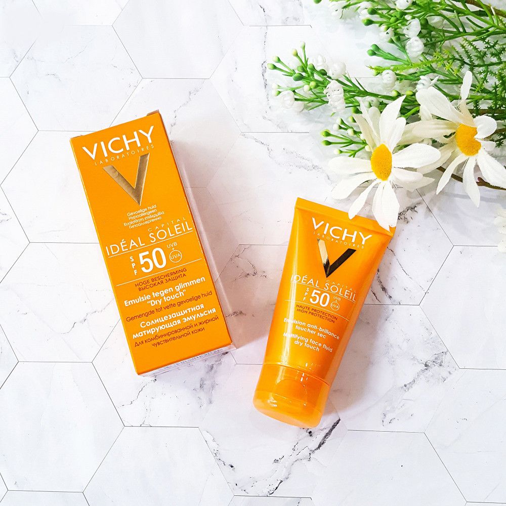Vichy Ideal Soleil Mattifying Face Fluid Dry Touch Spf50 Uvb + Uva 3Ml M5960920 - Kem Chống Nắng Da