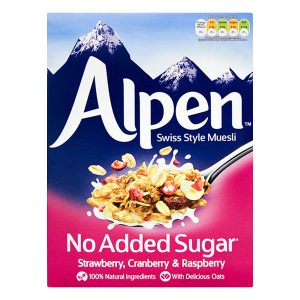 Ngũ Cốc Alpen No Added Sugar Stawberry 560g